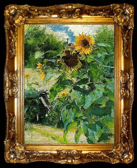 framed  Carl Larsson solrosor, ta009-2